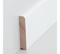 PROVISTON Plinthe en bois massif - 13 x 70 x longueurs tombantes jusqu'à environ 2500 mm, bois de hêtre massif à coller, visser et clouer - Plinthe by PROVISTON - 2,5 m