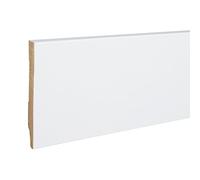 PROVISTON Plinthe en MDF - 13 x 110 x 2500 mm - Cœur en MDF blanc - À coller, visser et clouer - Plinthe by PROVISTON - 2,5 m