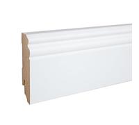PROVISTON | plinthe moulurée | 19 x 80 x 2400 mm | en MDF mélaminé | plinthe moulurée blanc | 2,4 m