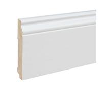 PROVISTON Plinthe moulurée Style Louis XV 19 x 115 x 2400 mm en Bois Massif Peint Blanc