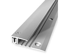 PROVISTON | Profilé de finition parquet | Largeur 22 mm | Épaisseur sol 6,5-16 mm | Longueur 1000 mm | Profilé en alu | Profilé d'arrêt | Couleur argent | 1 pièce