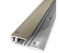 PROVISTON | Profilé de finition parquet | Largeur 22 mm | Épaisseur sol 6,5-16 mm | Longueur 2700 mm | Profilé en alu | Profilé d'arrêt | Couleur sablé | 1 pièce