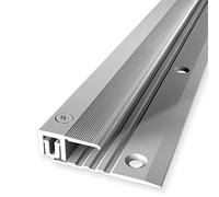 PROVISTON | profilé de finition parquet | largeur : 28 mm | épaisseur parquet : 6,5-16 mm | longueur : 1000 mm | profilé en alu | couleur argenté | 1 pièce