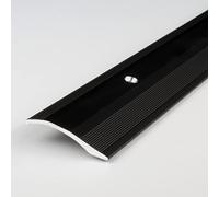 PROVISTON | Profilé de rattrapage | Alu anodisé | Bronze foncé | Largeur 40 mm | Hauteur 5 mm | Longueur 1000 mm | Autoadhésif | Barre de seuil de rattrapage | 1 pièce