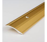 PROVISTON | Profilé de rattrapage | Alu anodisé | Couleur or | Largeur 40 mm | Hauteur 5 mm | Longueur 1000 mm | Autocollant | Barre de seuil de rattrapage de niveau | Barre de seuil| 1 pièce
