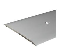 PROVISTON | Profilé de transition et de compensation, aluminium, 80 x 1000 mm, argenté, profilé de sol, profilé en métal, rail de transition