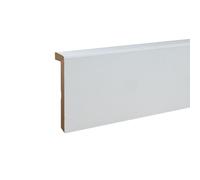 PROVISTON Surplinthe 22 x 100 x 2440 mm MDF Prépeinte Plinthe carré lot de 6