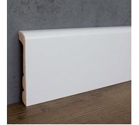 PROVISTON surplinthe 92 x 24mm mélaminé blanc ajustable sur 3 Hs plinthe de rénovation MDF