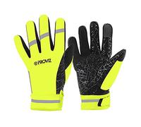 Proviz Gants de Cyclisme imperméables pour Homme Jaune Fluo Taille L