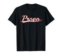Provo Utah Fan Vintage Varsity Distressed Throwback T-Shirt