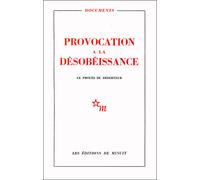 Provocation à la désobéissance : Le procès du déserteur - Collectif - Minuit - broché - Essai