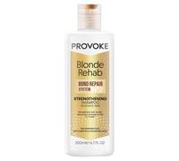 PROVOKE Blonde Rehab N0'2 Bond Strengthening Shampoing sans sulfate 200 ml, réduit la casse et les frisottis en 1 lavage, formulé avec un complexe Pro Bonding, de la kératine et de l'acide hyaluroniqu