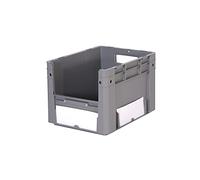 Provost Bac gerbable à ouverture frontale qualité alimentaire gris 24L - 40 x 30 x 27cm