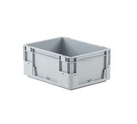 Provost Bac gerbable norme europe poignées fermées gris 15L - 40 x 30 x 18cm