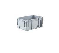 Provost Bac gerbable norme europe poignées fermées gris 50L - 60 x 40 x 27cm