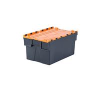 Provost Bac navette gerbable et emboîtable orange 52L - 60 x 40 x 31cm