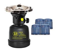 PROWELTEK - Rechaud à gaz piezo 1300W Coque Acier Réchaud gaz Camping pour Cartouche gaz 190g COOK60P