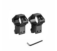 ProWildGear 1" Or 30mm Dovetail Scope Mount Rings High Low Profile for 11mm Or 20mm Dovetail Picatinny 1 Pair (black-30mm-high Narrow)