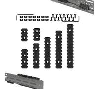 ProWildGear 7 Pcs Polymer Picatinny Rail & Wire Management Clip for M-Lok Compatible Flashlight Pressure Switch Cable Holder Organizer for Rifle