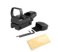 ProWildGear Metal Adjustable Red Dot Visor Red Green Fluorescent Sight Reflex Sight Tactical Rifle Scope for 11 mm Rail