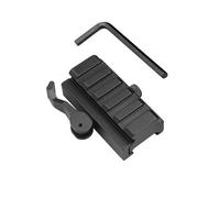 ProWildGear Picatinny 5 Slot 2.36'' Long 1.5 inch Height Riser Bracket with Quick Release QD Lever Lock, Low Profile Rail Mount Adapter