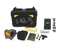 ProWildGear Reflex Sight Red Dot Sights Mit Seitlichem ON/Off Schalter with Universal Mount or Kill Flash Protection (Dark Brown/Universal Mount)