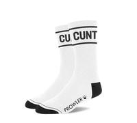 Prowler C*nt Socks Paire de chaussettes pour adulte Rouge Taille 39-45, noir et blanc, 6-11