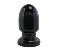 Prowler Red Plug anal en caoutchouc TPE souple avec base évasée Noir 12,7 cm