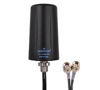 Proxicast Antenne WiFi omnidirectionnelle 2x2 MIMO intérieur/extérieur - Tri-bande 2,4/5,8/6 GHz - Gain 3-5 dBi - Résistant au vandalisme - Profil bas fixe - Câble coaxial de 3 m avec RP-SMA (ANT-131