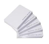 Proximité Carte RFID 125 KHz Em4100 Lecture Uniquement ID Smart de Porte d'entrée de contrôle d'accès Carte en Plastique - Yarongtech, 100 Pack