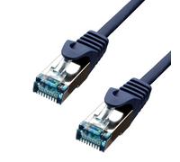 ProXtend - Cordon de raccordement - RJ-45 (M) pour RJ-45 (M) - 50 cm - S/FTP - CAT 6a - sans halogène - bleu