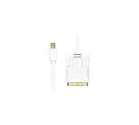 ProXtend - Câble adaptateur - Mini DisplayPort (M) pour DVI-D (M) - 1 m - support 1080 p 60 Hz - blanc