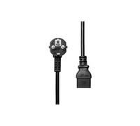 ProXtend - Câble d'alimentation - IEC 60320 C19 pour Type F (M) incliné - 250 V - 10 A - 50 cm - noir - Europe