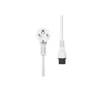 Cordon d'alimentation ProXtend Schuko coudé pour C5 5M blanc, PC-FAC5-005W