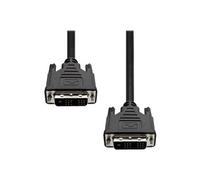 ProXtend - Câble DVI - liaison simple - DVI-D (M) pour DVI-D (M) - 3 m - vis moletées, support 1920 x 1200 (WUXGA), support 1080 p 60 Hz - noir
