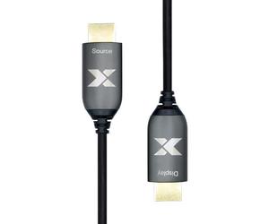 ProXtend - Câble HDMI 2.0 4K AOC Fibre optique | 10 m | Gris - HDMI2.0AOC-010