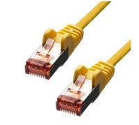 ProXtend - Câble réseau - RJ-45 (M) pour RJ-45 (M) - 1.5 m - 5.8 mm - paire torsadée écrantée (F/UTP) - CAT 6 - IEEE 802.3af - sans crochet, bloqué - jaune