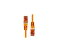 ProXtend - Câble réseau - RJ-45 (M) pour RJ-45 (M) - 50 cm - 5.8 mm - paire torsadée écrantée (F/UTP) - CAT 6 - IEEE 802.3af - sans crochet, bloqué - orange