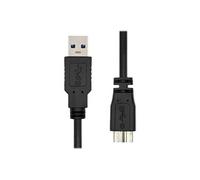 ProXtend - Câble USB - USB type A (M) pour Micro-USB de type B (M) - USB 3.2 Gen 1 - 1 m - USB Power Delivery (10W) - noir