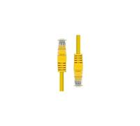 ProXtend - Cordon de raccordement - RJ-45 (M) pour RJ-45 (M) - 1 m - 5.4 mm - UTP - CAT 5e - IEEE 802.3at - moulé, sans crochet, bloqué - jaune