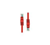 ProXtend - Cordon de raccordement - RJ-45 (M) pour RJ-45 (M) - 15 m - 5.4 mm - UTP - CAT 5e - IEEE 802.3at - moulé, sans crochet, bloqué - rouge