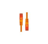 ProXtend - Cordon de raccordement - RJ-45 (M) pour RJ-45 (M) - 15 m - 5 mm - UTP - CAT 6 - IEEE 802.3af - démarré, sans crochet, bloqué - orange
