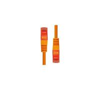 ProXtend - Cordon de raccordement - RJ-45 (M) pour RJ-45 (M) - 25 cm - 6 mm - UTP - CAT 6 - sans halogène, sans crochet, bloqué - orange