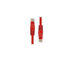 ProXtend - Cordon de raccordement - RJ-45 (M) pour RJ-45 (M) - 3 m - UTP - CAT 5e - moulé, sans crochet - rouge