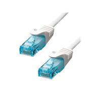 ProXtend - Cordon de raccordement - RJ-45 (M) pour RJ-45 (M) - 5 m - 6 mm - UTP - CAT 6a - IEEE 802.3at - sans halogène, moulé, sans crochet, bloqué - blanc