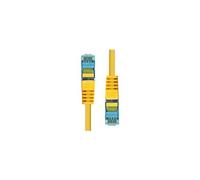 ProXtend - Cordon de raccordement - RJ-45 (M) pour RJ-45 (M) - 50 cm - 6 mm - S/FTP - CAT 6a - sans halogène, moulé, sans crochet, bloqué - jaune