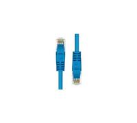 ProXtend - Cordon de raccordement - RJ-45 (M) pour RJ-45 (M) - 50 cm - UTP - CAT 5e - moulé, sans crochet - bleu