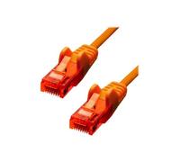 ProXtend - Cordon de raccordement - RJ-45 (M) pour RJ-45 (M) - 7 m - 5 mm - UTP - CAT 6 - IEEE 802.3af - démarré, sans crochet, bloqué - orange