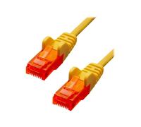 ProXtend - Cordon de raccordement - RJ-45 (M) pour RJ-45 (M) - 7 m - 5 mm - UTP - CAT 6 - IEEE 802.3af - démarré, sans crochet, bloqué - jaune
