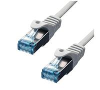 ProXtend - Cordon de raccordement - RJ-45 (M) pour RJ-45 (M) - 7 m - 6 mm - SFTP, PiMF - CAT 6a - IEEE 802.3at - sans halogène, moulé, sans crochet, bloqué - gris